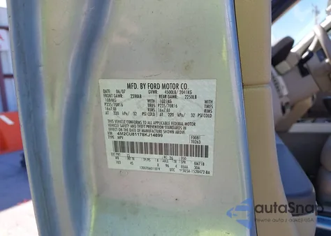 2008 Mercury Mariner V6 z USA, uszkodzony, nr VIN 4M2CU81178KJ14899